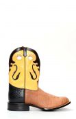 Jalisco boots in brown bison leather