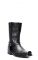 Jalisco biker boots in black leather with conchos