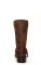 Dark brown Jalisco biker boots with thin square toe