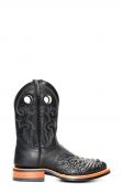 Jalisco work boots in black crocodile print