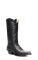 Black Texan style pointed Jalisco boots