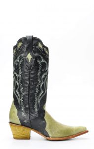 Cuadra boots in ostrich belly leather