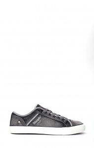 Wrangler Starry Low Denim Gray Tennis Shoe