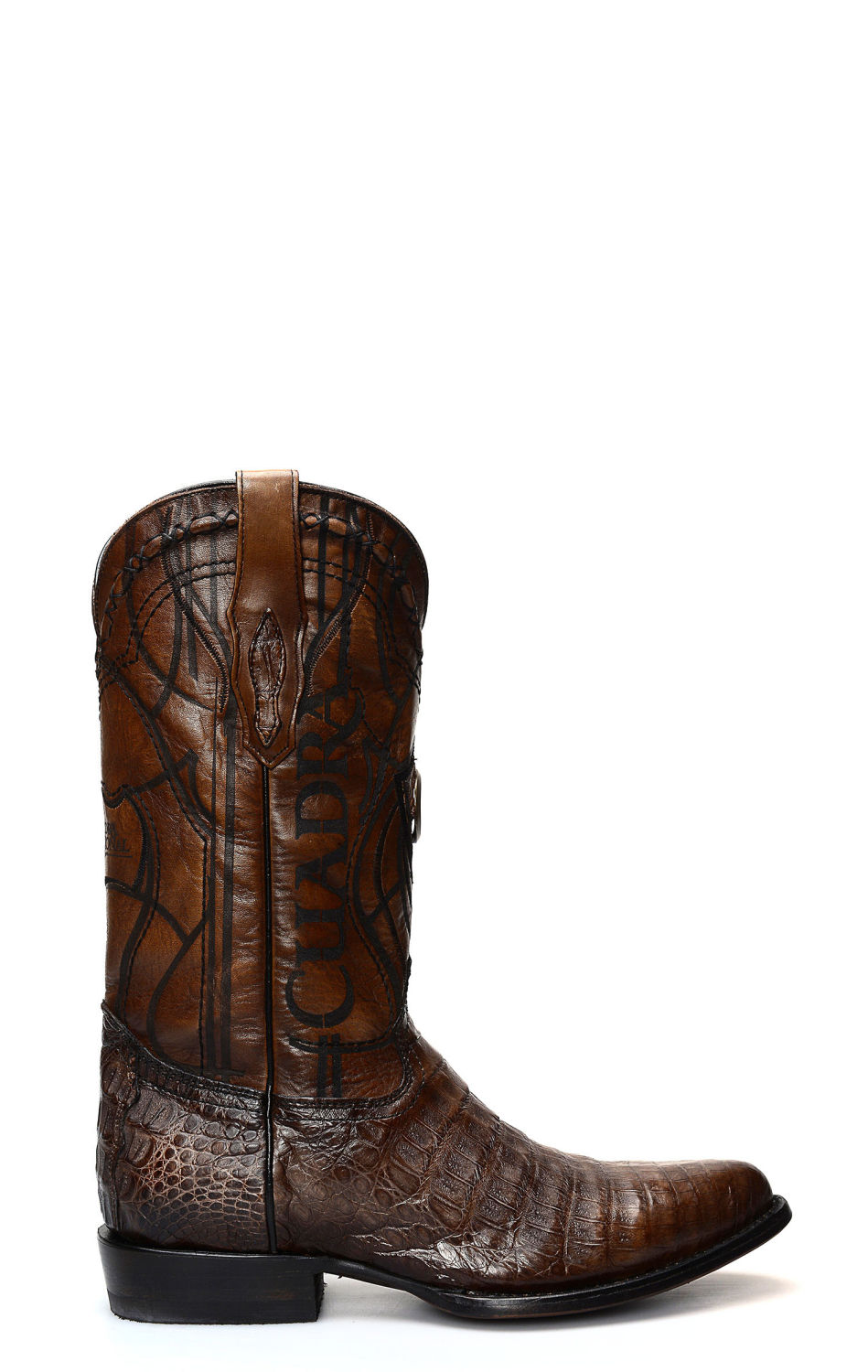 crocodile leather boots
