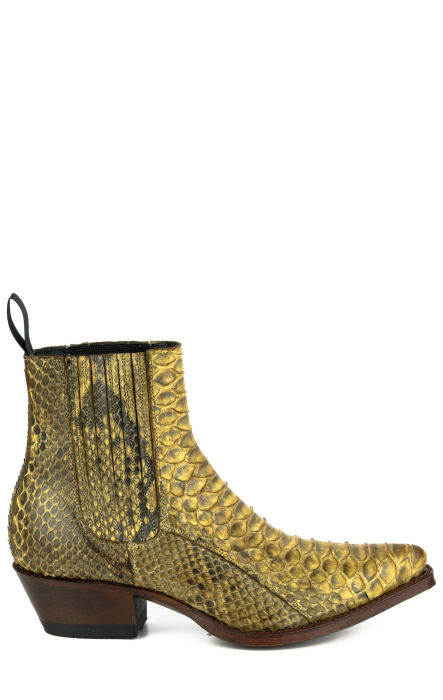 Bottes Texan en cuir python