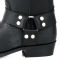 Black biker boot