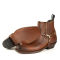 Stivaletto biker cognac