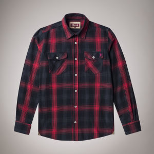 INDIGO CHECK WESTERN SHIRT