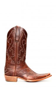 Dark brown Jalisco boots with embroidery