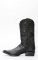 Cuadra boots in black ostrich belly with shoulder tip