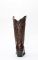 Cuadra Boots by Frida in dark brown crocodile leather