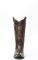 Stivali Texani Cuadra by Frida in pelle di coccodrillo testa di moro