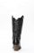 Cuadra by Frida boots in black crocodile leather