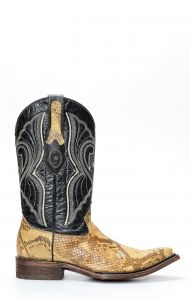 Cuadra boots in python leather