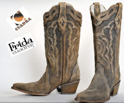 Frida by Cuadra boots in aged leather