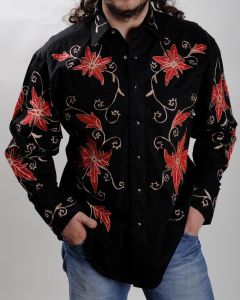Floral Rockmount western shirt