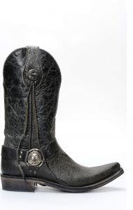 Black Liberty boots in black leather