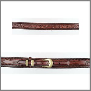 Jalisco leather-colored belt