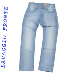 Wrangler jeans manivelle mi lavage vintage