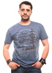 Rockmount t-shirt styled the west rosa