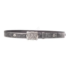 Ceinture Liberty Black en cuir noir
