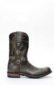 Liberty Black boots in brushed leather