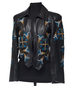 Ren Ellis women's jacket, unique piece! With beads