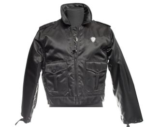 Arlen Ness black short waterproof jacket