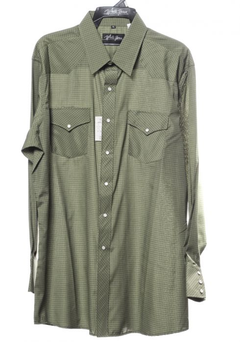Camicia western by white horse verde
