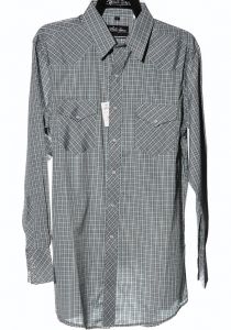 Camicia western by white horse verde chiaro