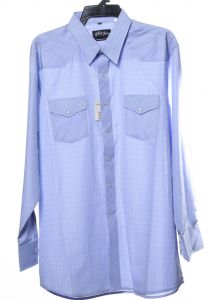 Camicia western by white horse azzurra