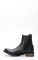 Liberty Black biker boot with black elastic