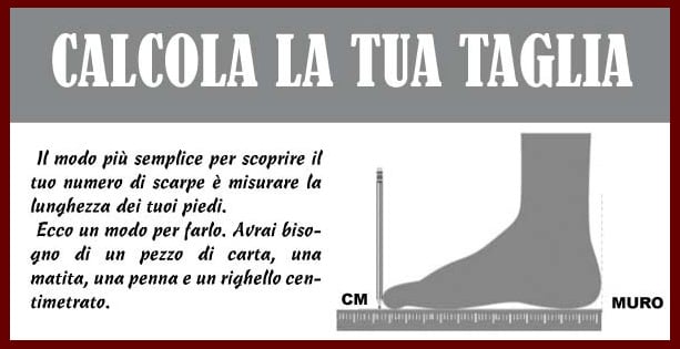 Calcula la tua taglia